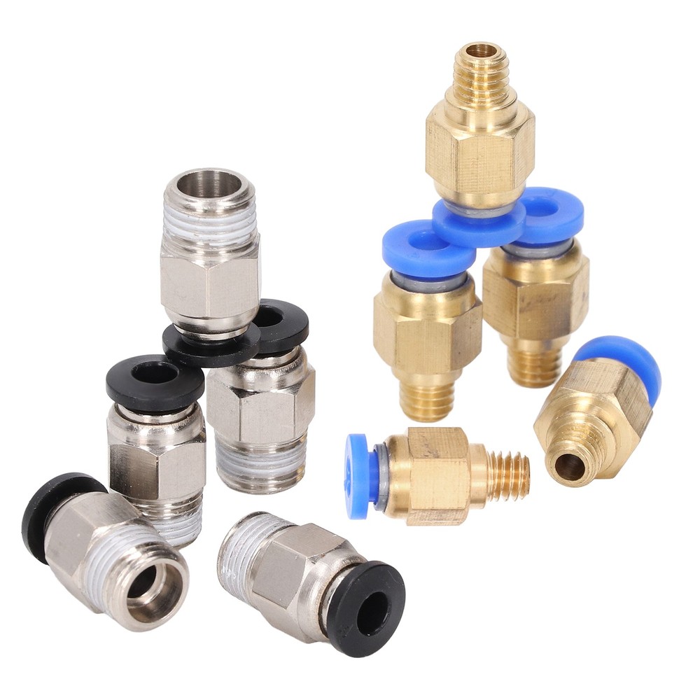 20Pcs 3D Printer Pneumatic Fitting PC4-M6 PC4-10 Spares For Ender 3
