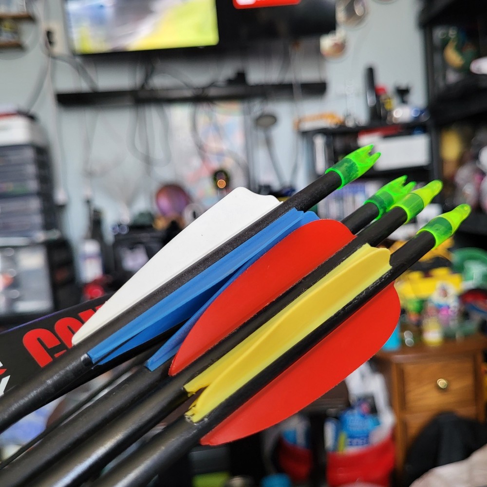 Daisy Youth Archery Compound Bow & 4 Arrows & Quiver (2 Round Tips/2 Sharp Tips)