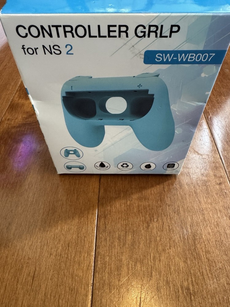 Controller Grip SW-WB007 for Nintendo Switch 2, Black, 2-Pack