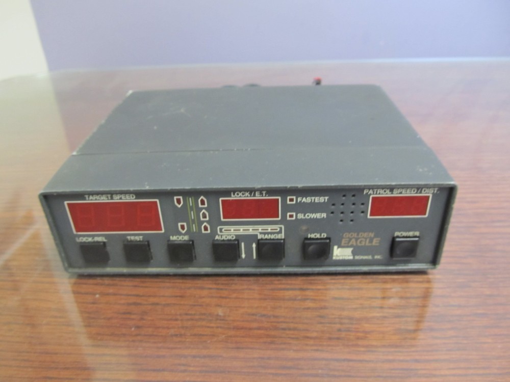 UNTESTED Kustom Golden Eagle Radar Speed Detection Controller - Free S&H