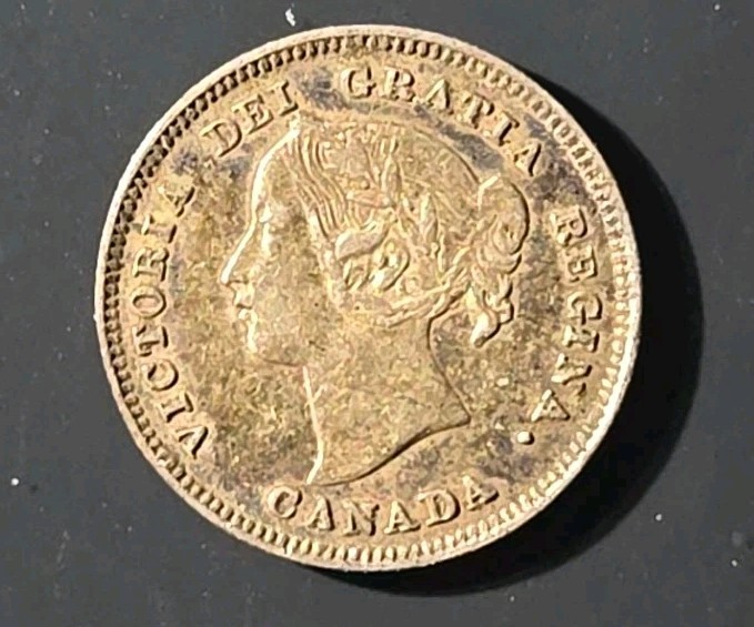 1901 Canada 5 cent silver - Solid VF/XF stk#K969