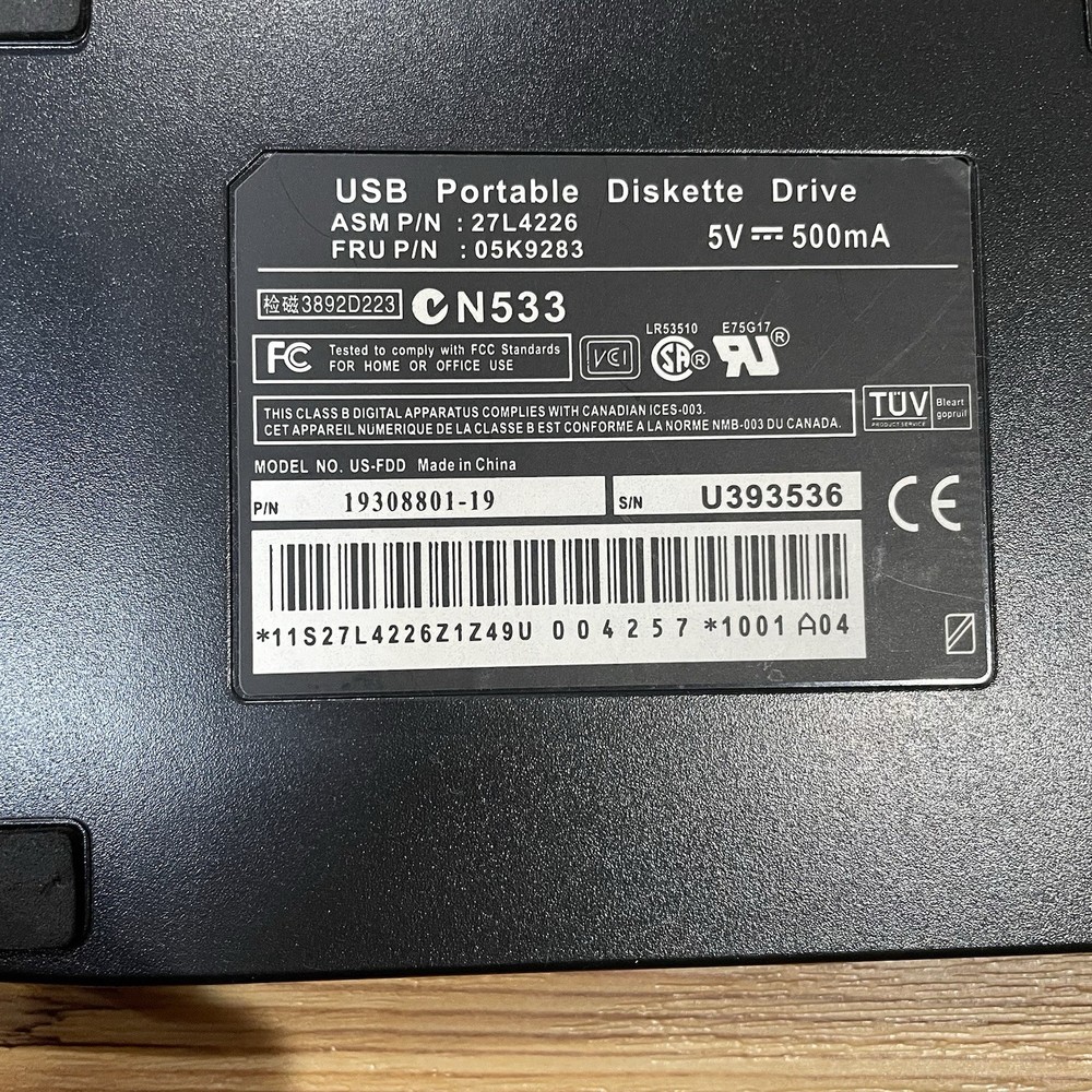 USB Portable Diskette Drive 3.5 Floppy External Drive Portable USB Connect