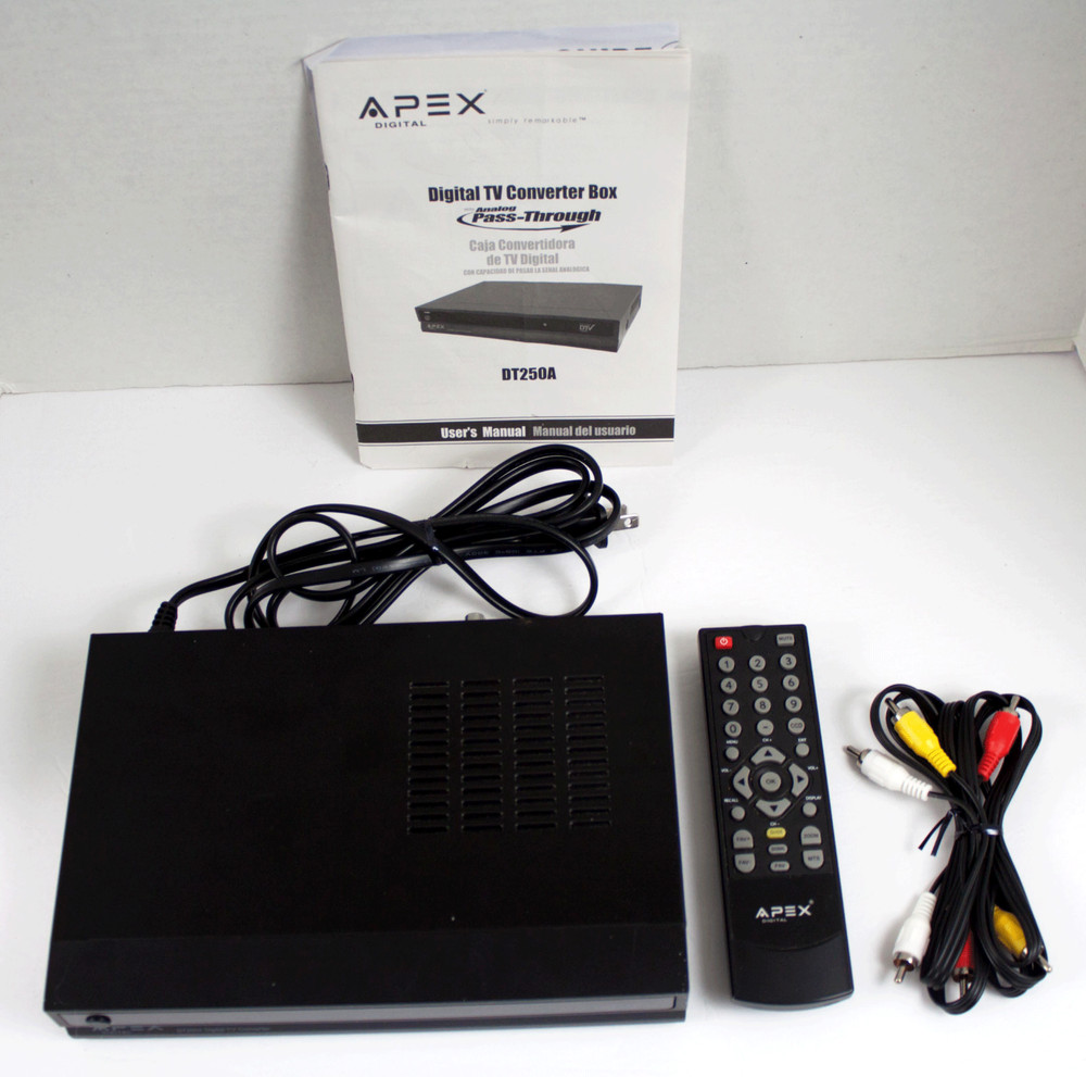 Apex Digital Model DT502A Digital TV Converter Box