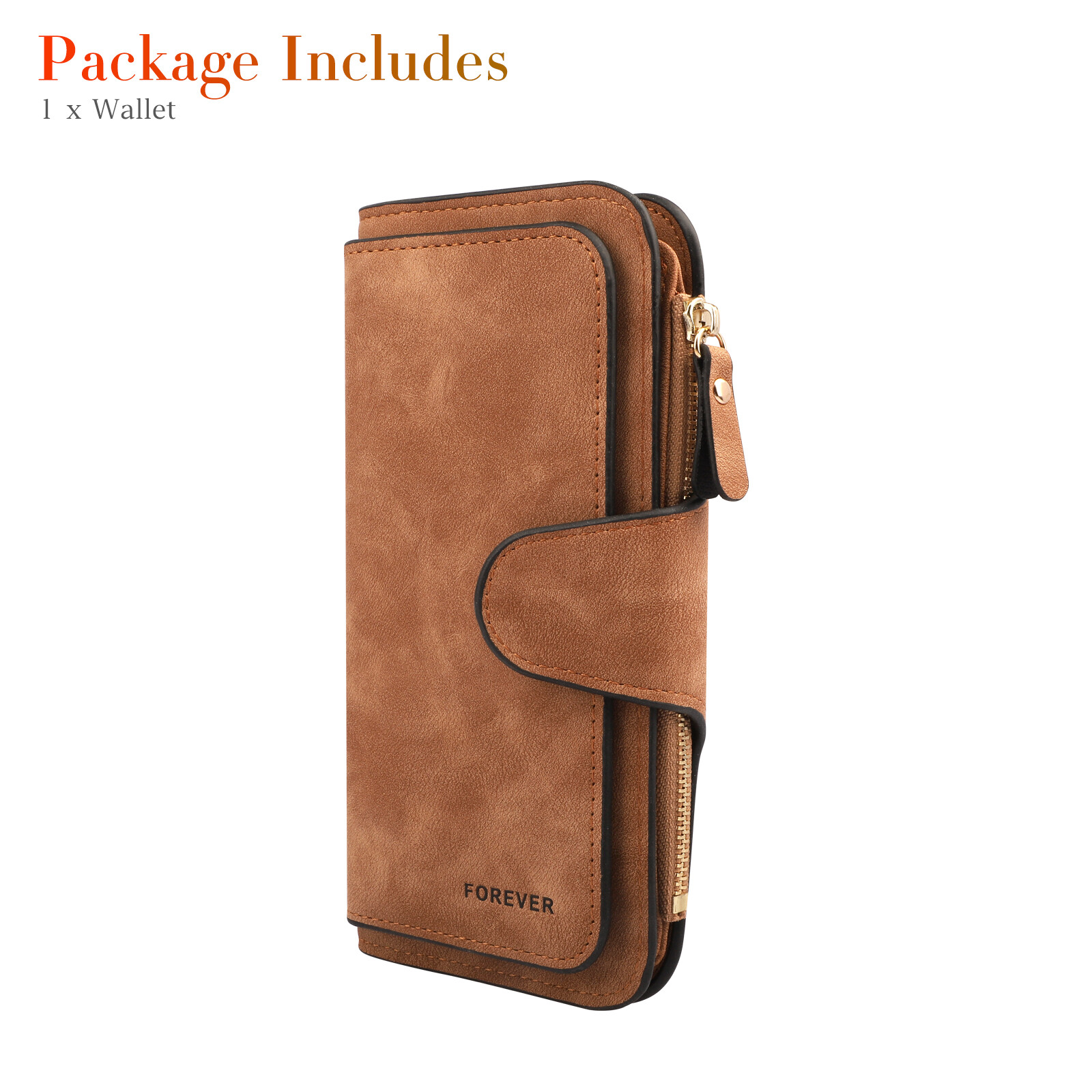 Women Lady Soft Leather Wallet Long Clutch Card Holder Purse Pocket Handbag Gift