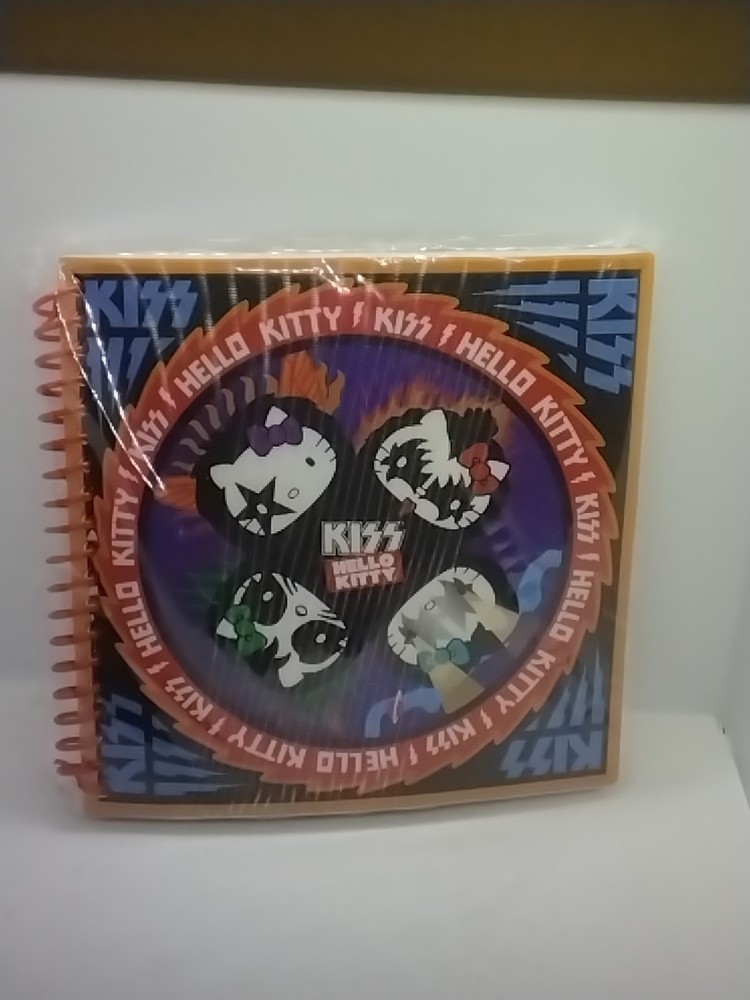 Hello Kitty Kiss Notebook Sealed Gene, Paul, Ace, Peter