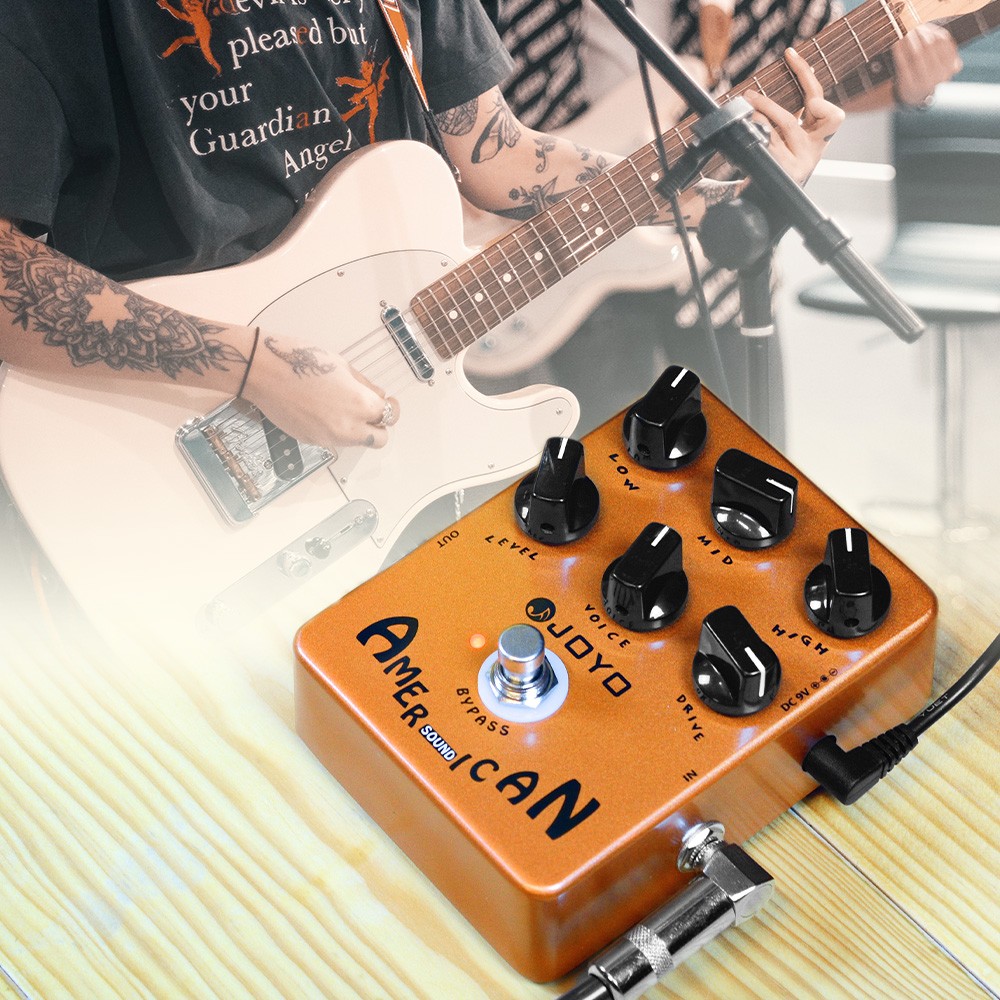JOYO JF-14 Amp Sim Pedal+MOMIX CAB Audio Interface Pro Recording Performance Kit