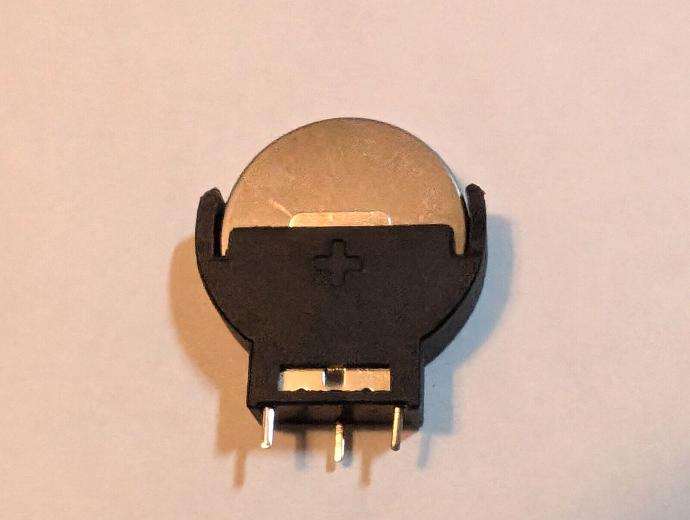 Sega Dreamcast Replacement Battery Holder & Rechargeable Clock Battery - Mod Kit