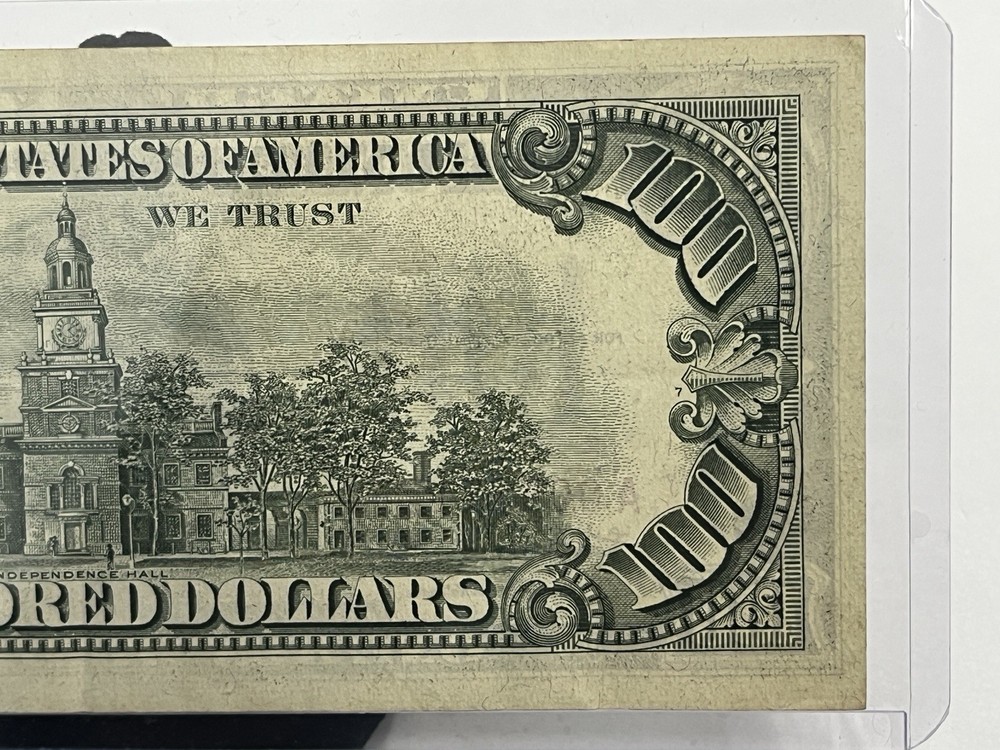 Series 1966 $100 United States Note Red Seal