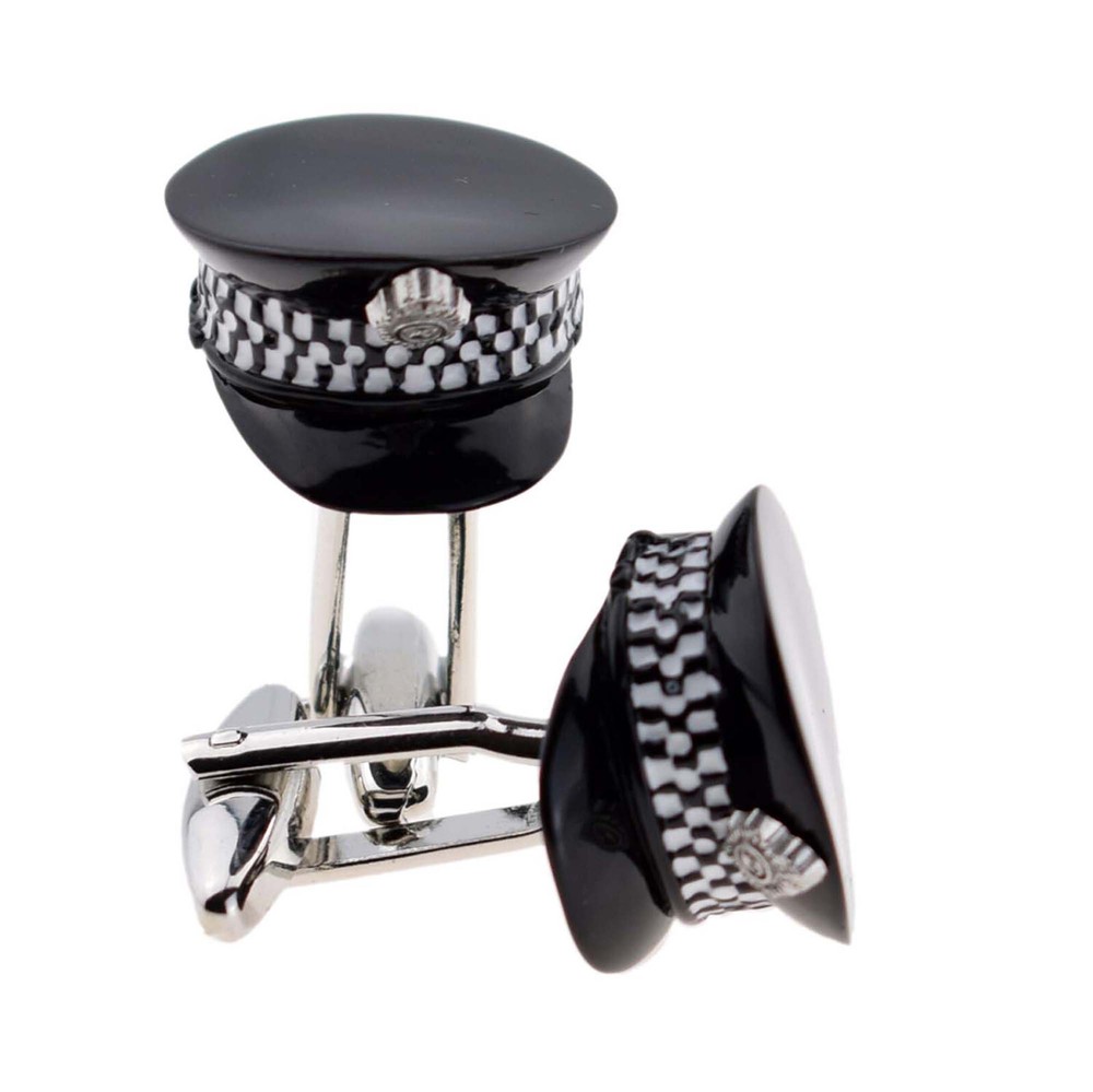 Police Officers Cap Cufflinks Boxed