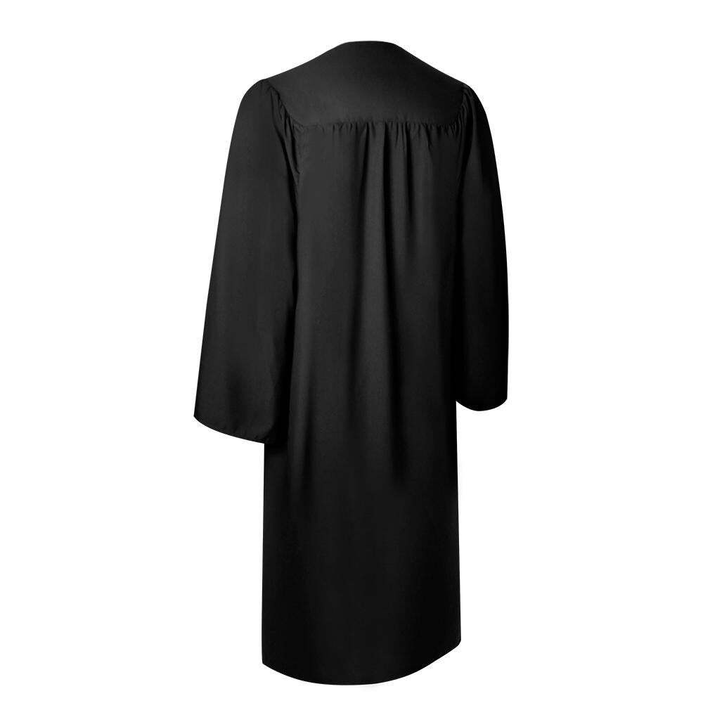Endea Matte Black Graduation Gown & Cap Set, New with Tags