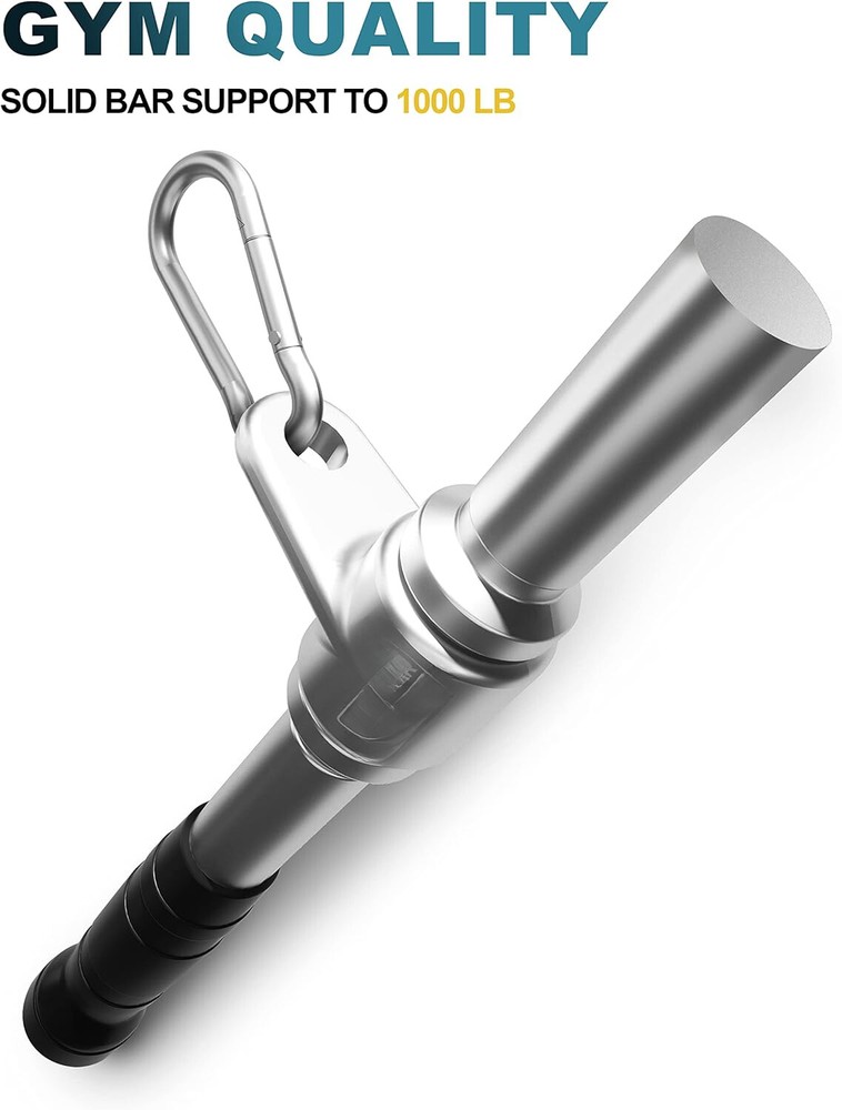 triceps pull down attachment, home gym cable machine accessories.