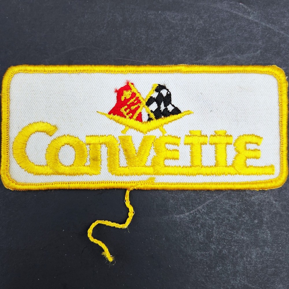Vintage Patch CORVETTE 5 x 2 chevy