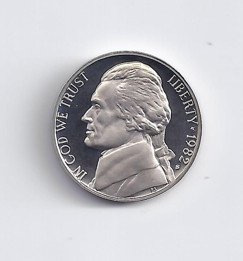 1982-S  PROOF NICKEL