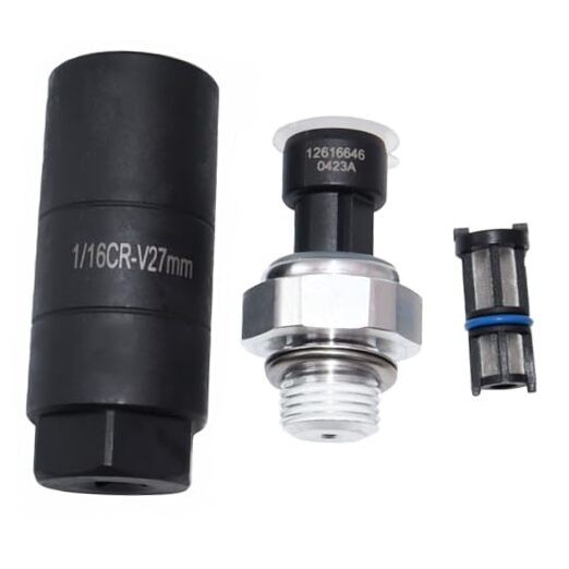 12677836 Engine Oil Pressure Sensor Switch Sending Unit with Filter Socket