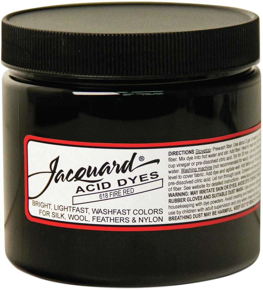 Jacquard Acid Dyes 8oz Fire Red