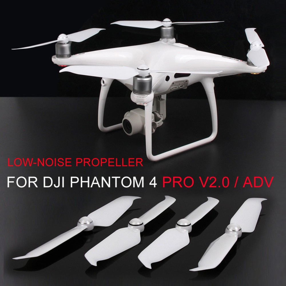 2Pairs Low-Noise Propeller Quick Release For DJI Phantom 4 Pro V2.0 Drone E