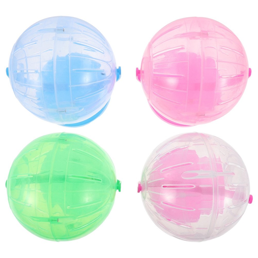 4 Pcs Silent Bearing Hamster Exercise Wheel Running Plastic Quiet