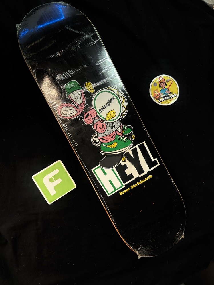 RARE Shane Heyl Bakergizer Bunny Baker Skateboard Deck Pro Model