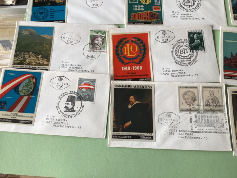 Austria postal covers 16 items Ref A2297