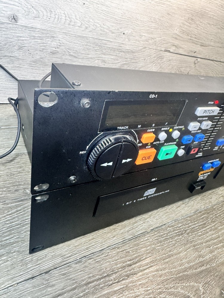 Gemini CD 9500 Pro ll Dual Tray Player w/Remote DJ Mix Controller Rack