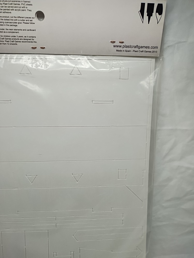 Fukei Kensei RPG Kuruwa Two Wall Sections Miniature Terrain Accessory