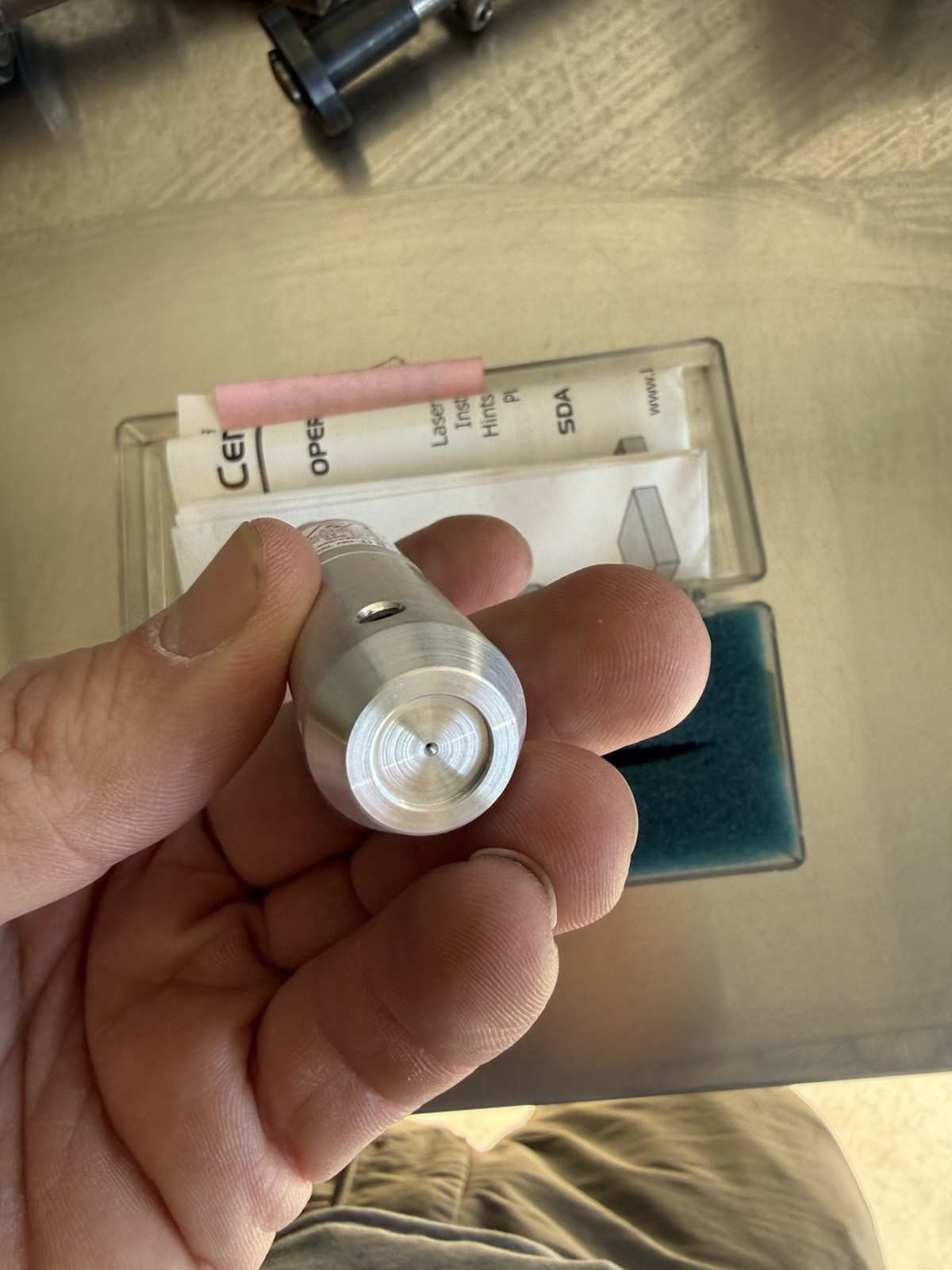 SDA Laser Center/Edge Finder