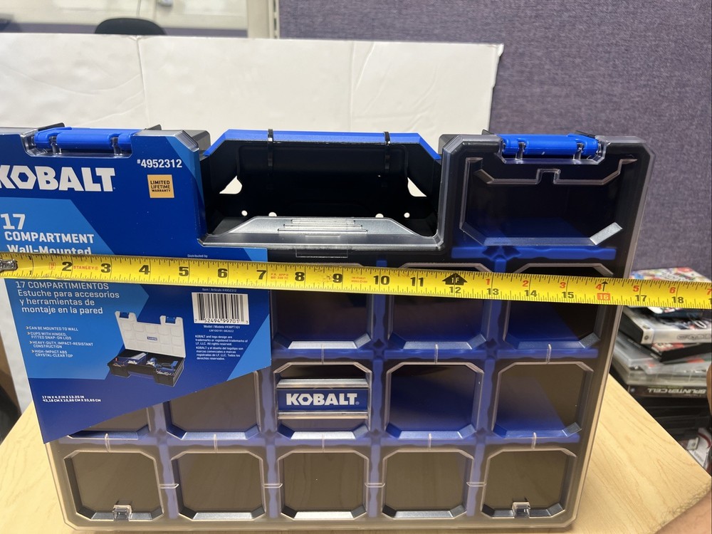 Kobalt 17 Compartment Tool Organizer Wall Mounted