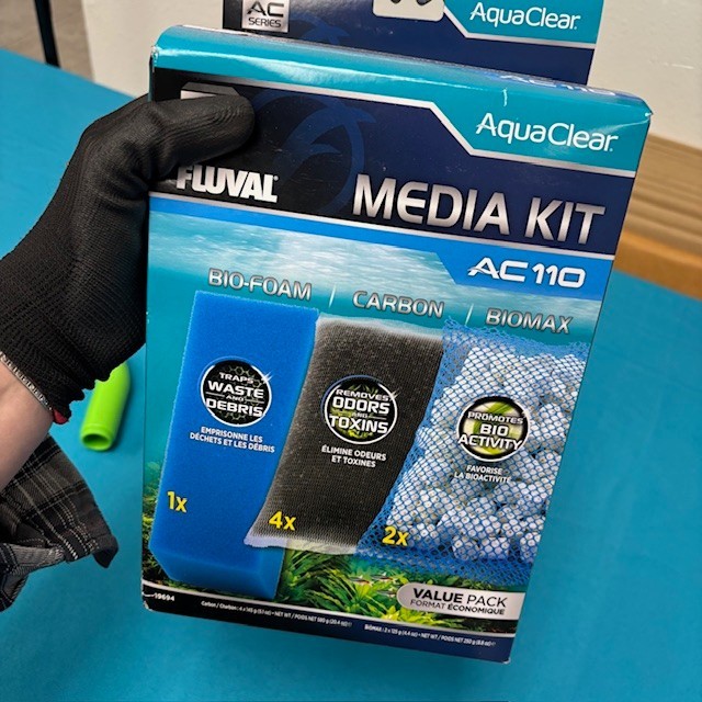 OPEN BOXED AquaClear AC110 Filter Media Maintenance Kit/Python Hook/BiOrb Decor