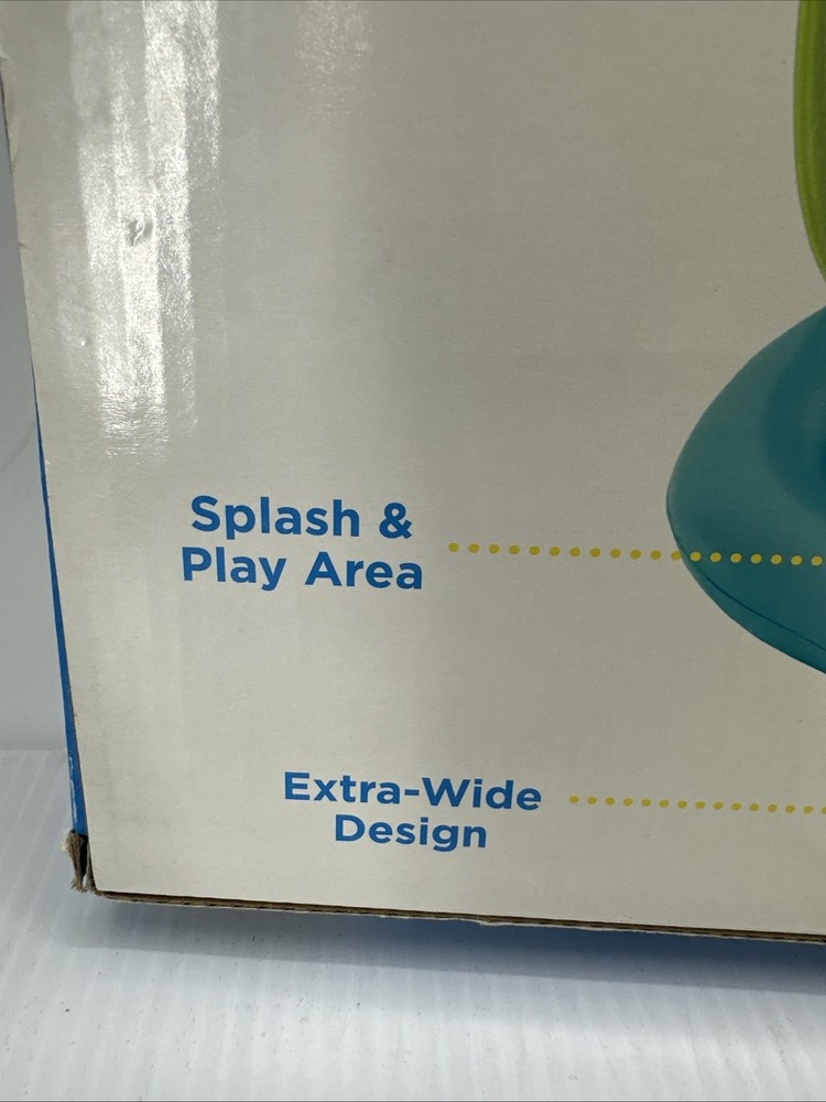 Stack N' Play Teal Inflatable Splash Mat with Removable Canopy 28" By SwimSchool