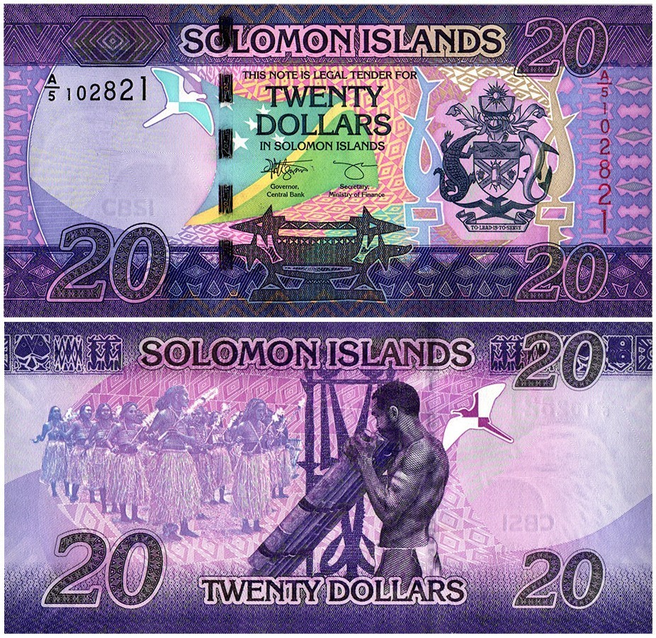 Solomon Islands 10-50 Dollars 3 Pieces Set, 2013-2023 ND, P-33a.2-35a.3, UNC