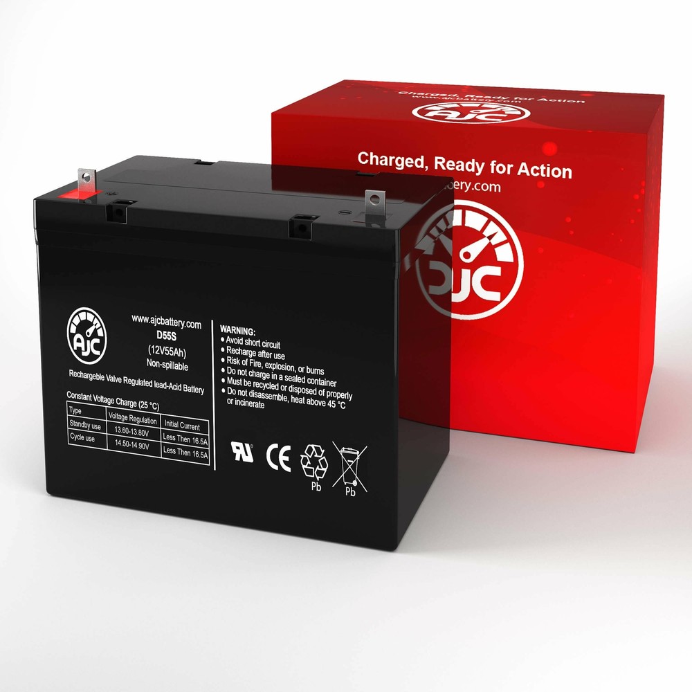 Interstate DCM0055 12V 55Ah UPS Replacement Battery