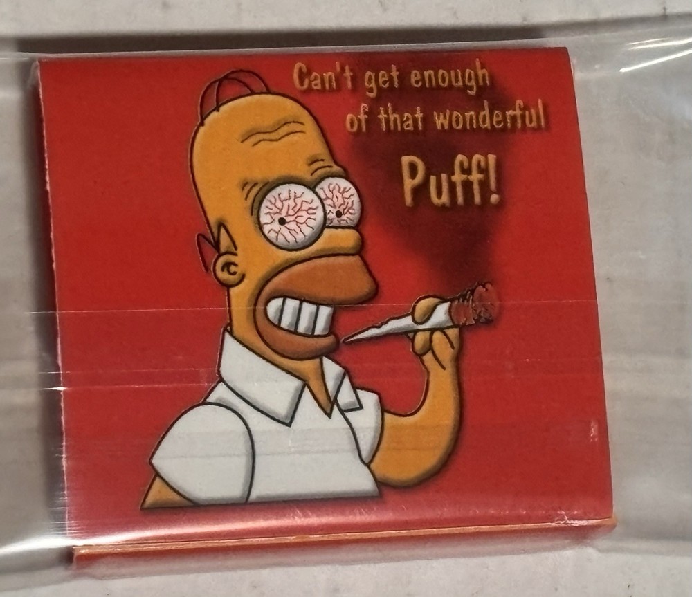 RARE - The SIMPSONS “ASH TRAY & ROLLING PAPERS