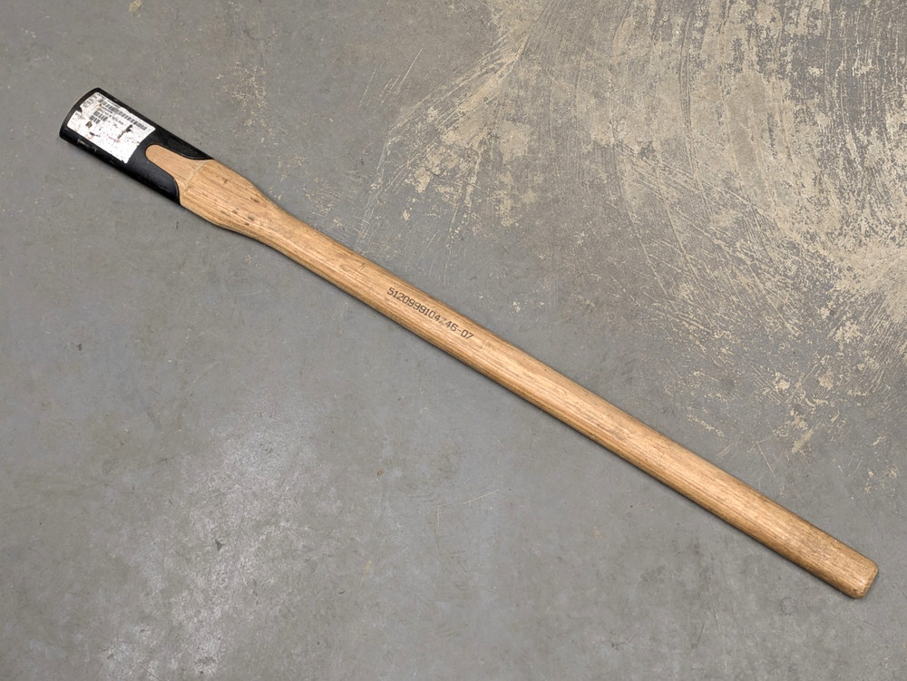 British Army - Military - MOD - Holdfast Pick Axe Wooden Handle - Dated 2007