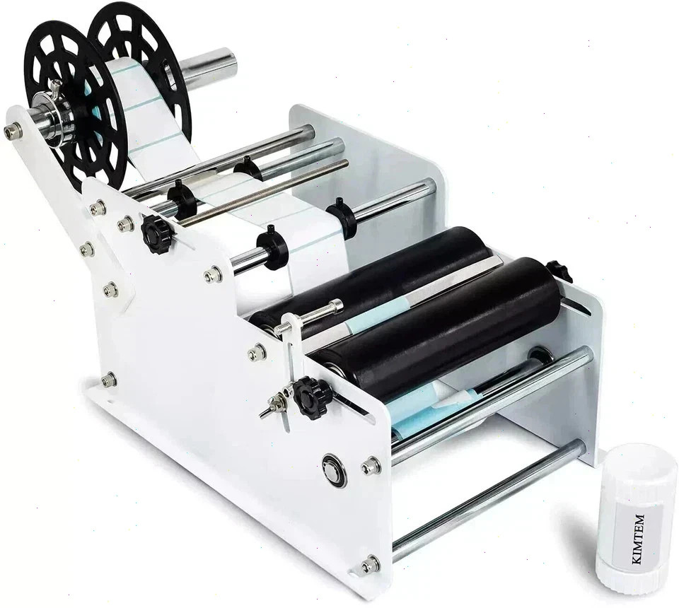MT30 Manual Labeling Machine Ideal for Round Bottles Precise Label Application