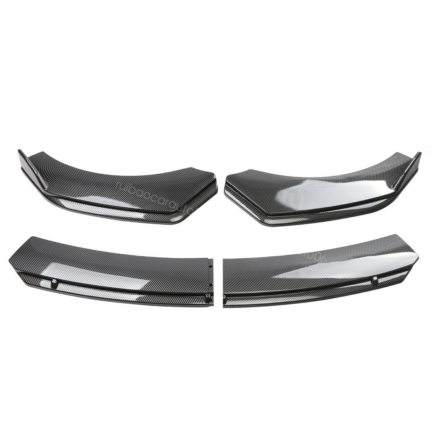 For Acura RDX 2020-2025 Carbon Style Front Bumper Lip Splitter Kit Side Skirt