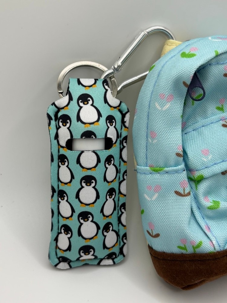 Mini Backpack Key & Card Holder including a chapstick holder