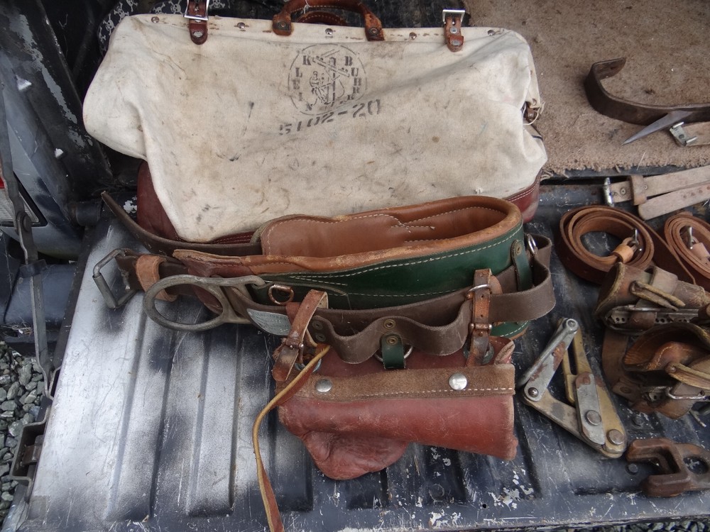 Kline Buhrke LineMan Pole Climbing Gear