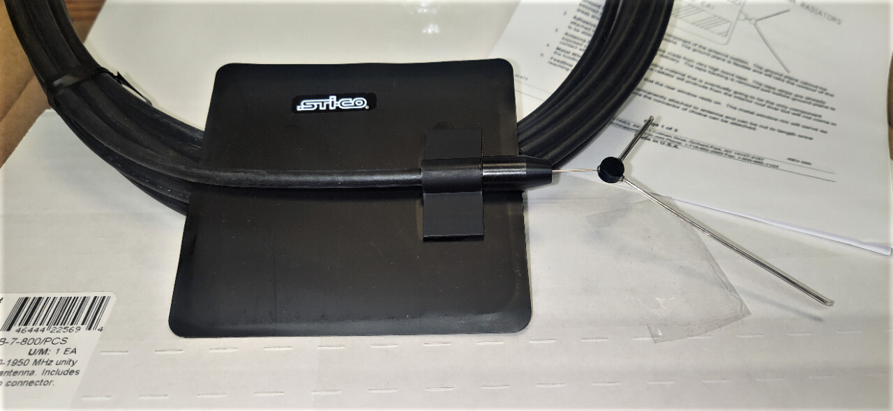 STI-CO CONCEALED RADIO/CELLULAR/MOBILE DATA ANTENNA CCAS-DB-7-800/PCS DUAL-BAND