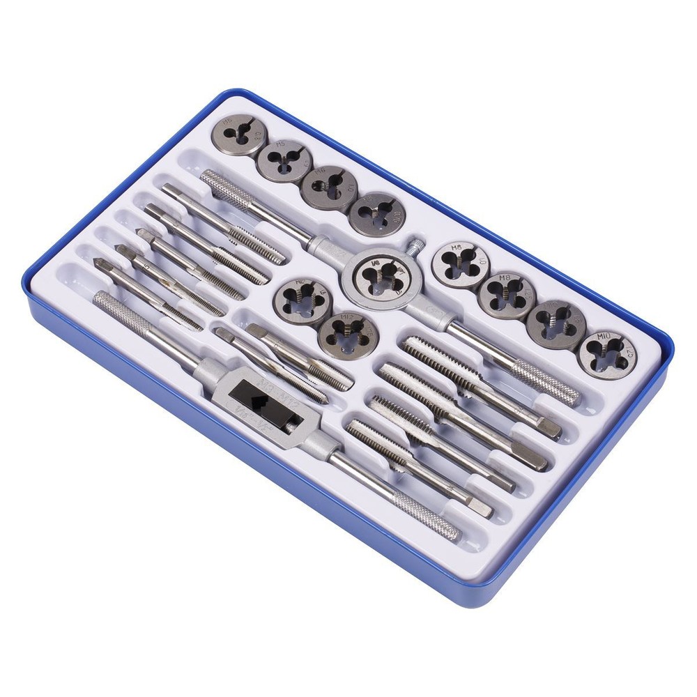 Sealey AK3024IMP Tap & Split Die Set Imperial 24pc