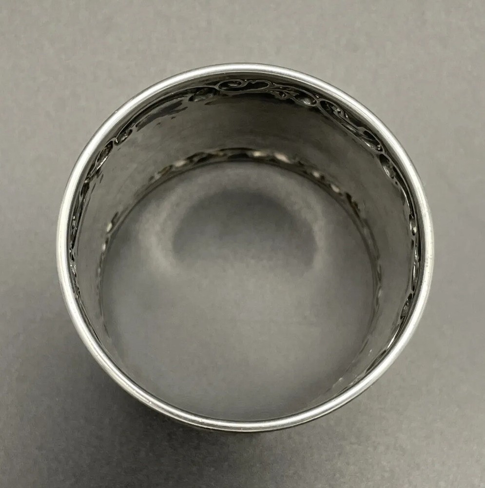 Large Gorham Sterling Silver Napkin Ring Name Engraved “Jessie”