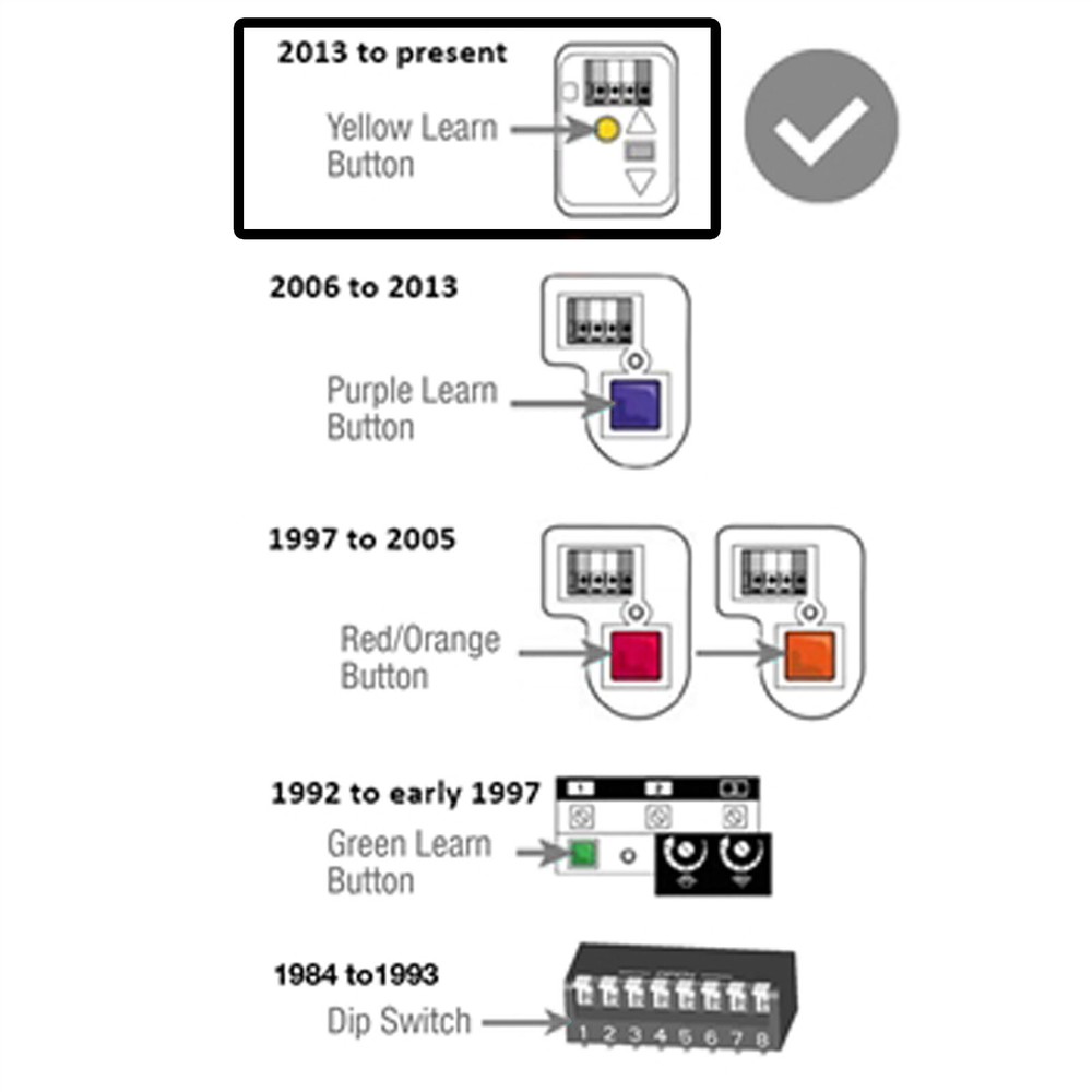 For 893LM LiftMaster Remote Transmitter Garage Door Security+ 2.0 Learn