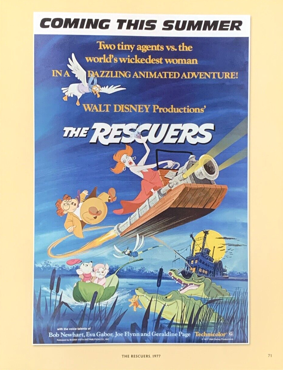 The Fox and the Hound Movie Poster 1981 Walt Disney Productions #0048