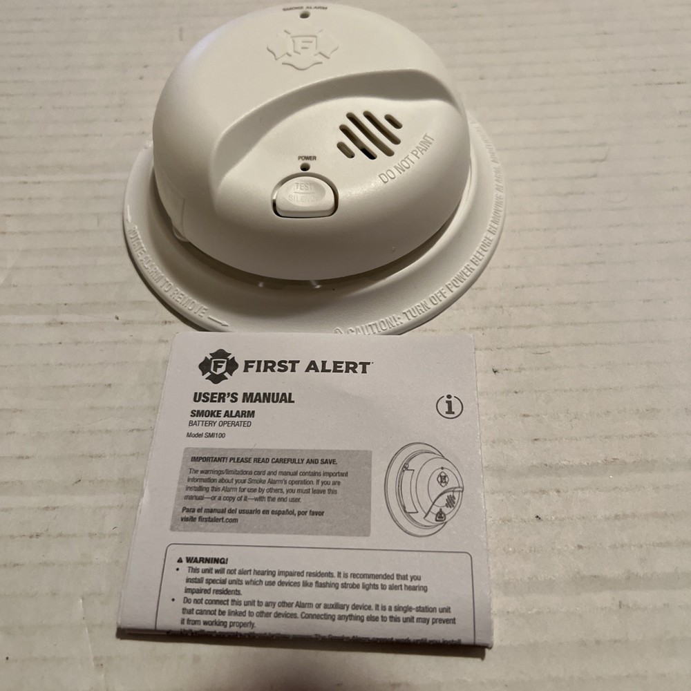 First Alert Smoke Alarm SM 100