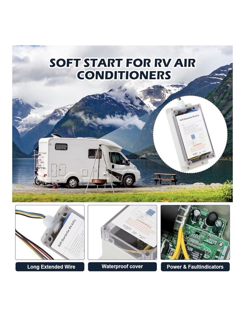 1 Set Soft Start For RVs Air Conditioner Easy Start Even with Small Generator