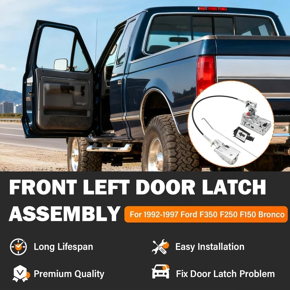 Front Left Driver Side Door Latch Lock Assembly - F4TZ-15219A65-A Replacement fo