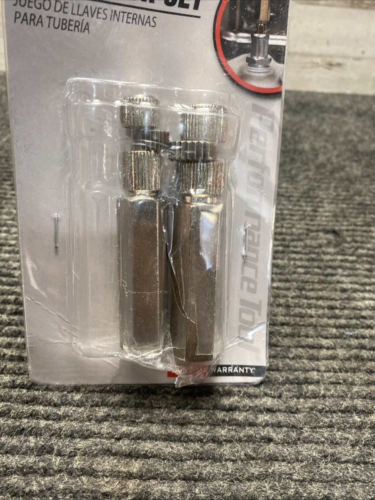 Performance Tool W83204 2 Piece Set 1/2", 3/4", Internal Pipe Extractor