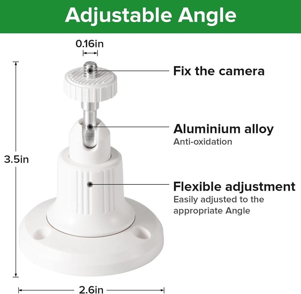 2Pack Security Camera Mount Compatible with Eufy Solocam S220/C210, Eufycam 2C/2