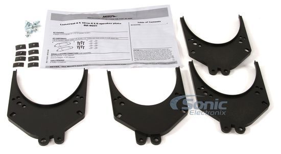 Metra 82-4601 4 X 6" Speaker Adapter for 4 X 10" Factory Location