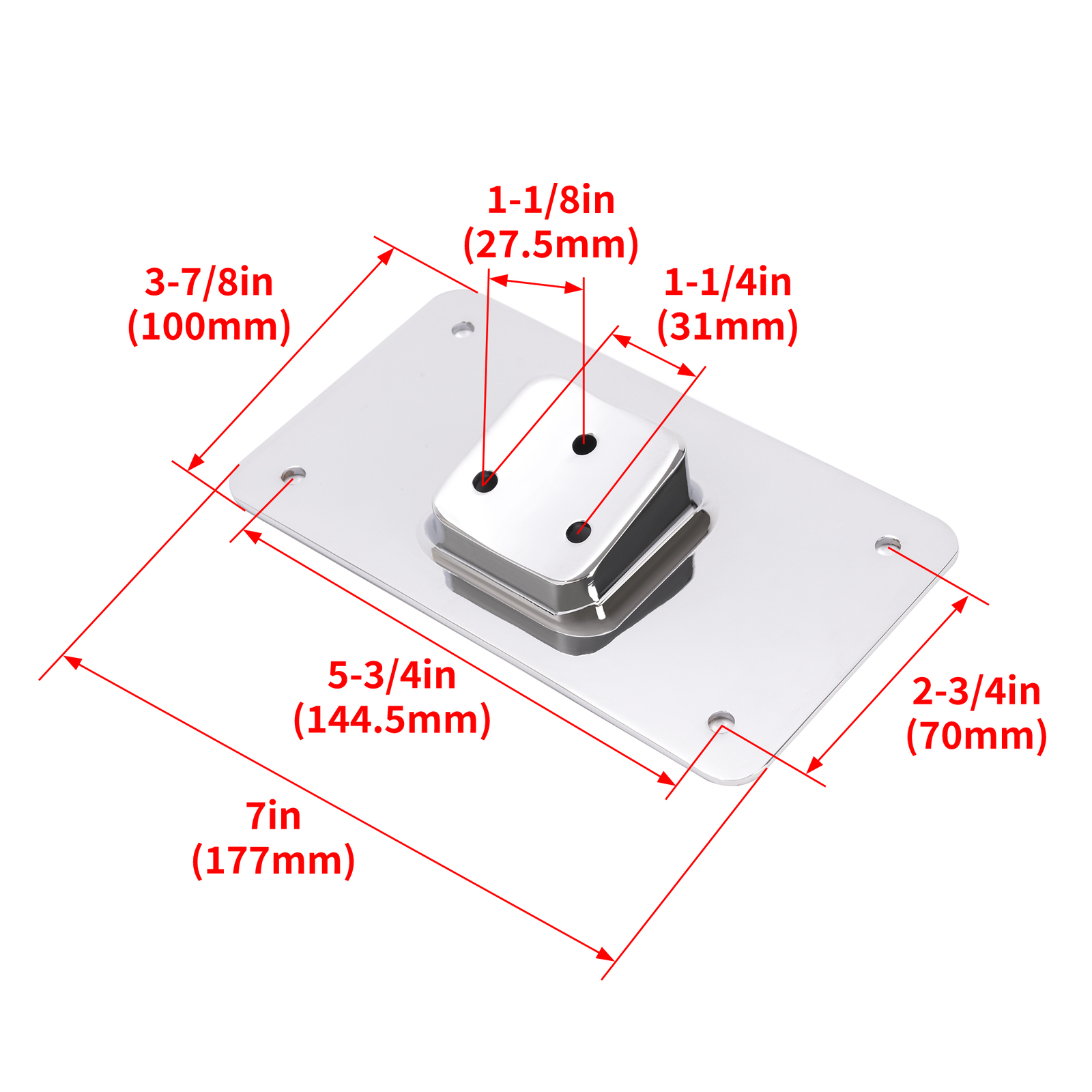 License Plate Laydown Mounting Bracket Kit For Harley Sportster Dyna Softail