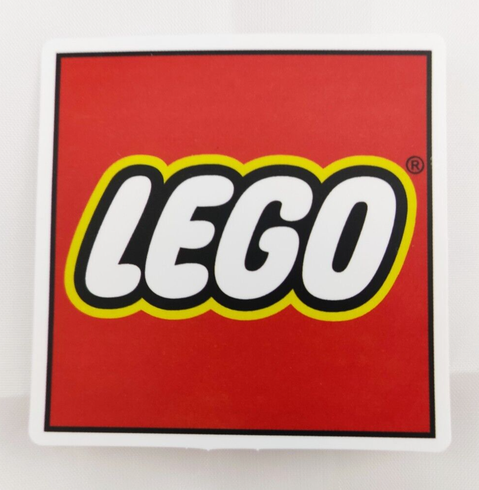 LEGO Waterproof Logo Decal Sticker 2"x2"